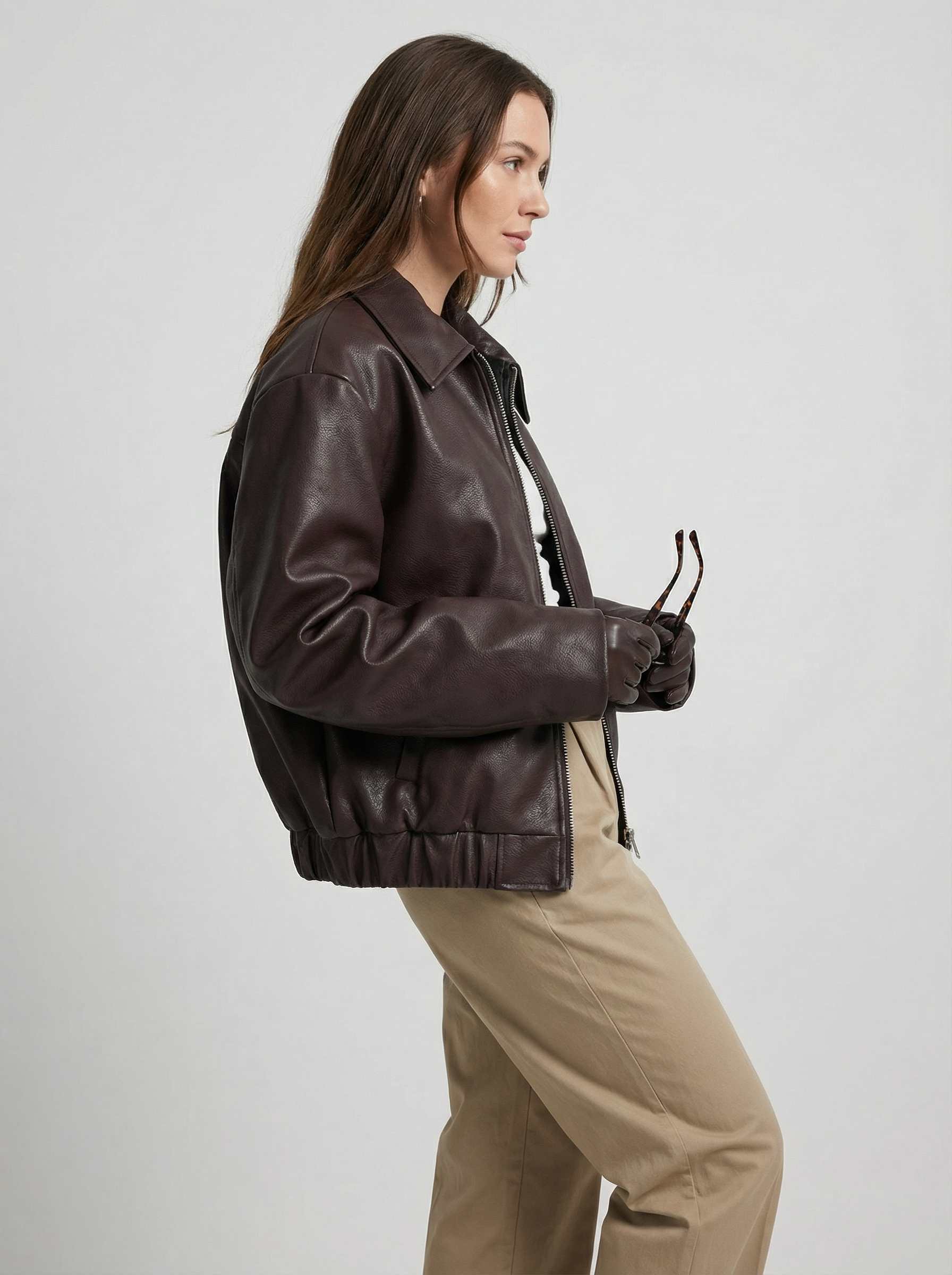 Women’s Retro Leather Jacket