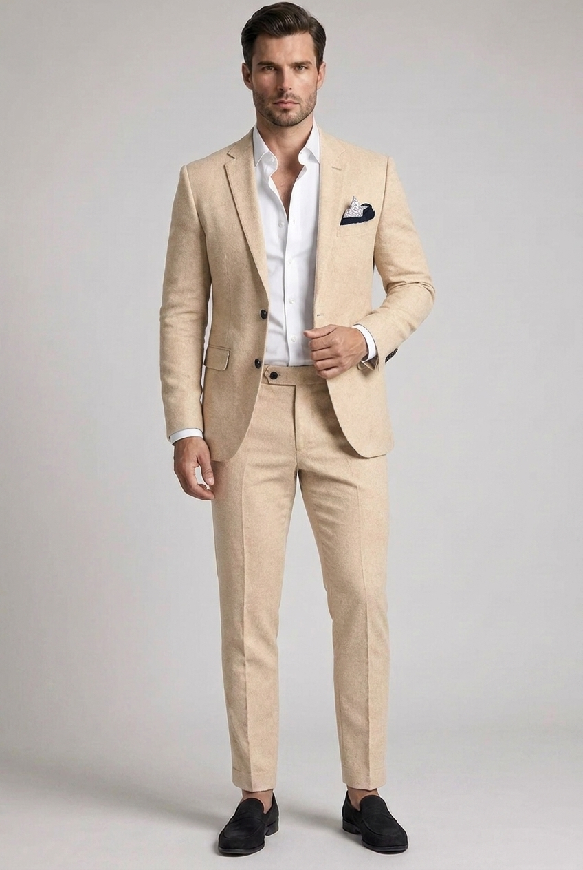 Casual Two-Piece Comfortable Business Suit Men