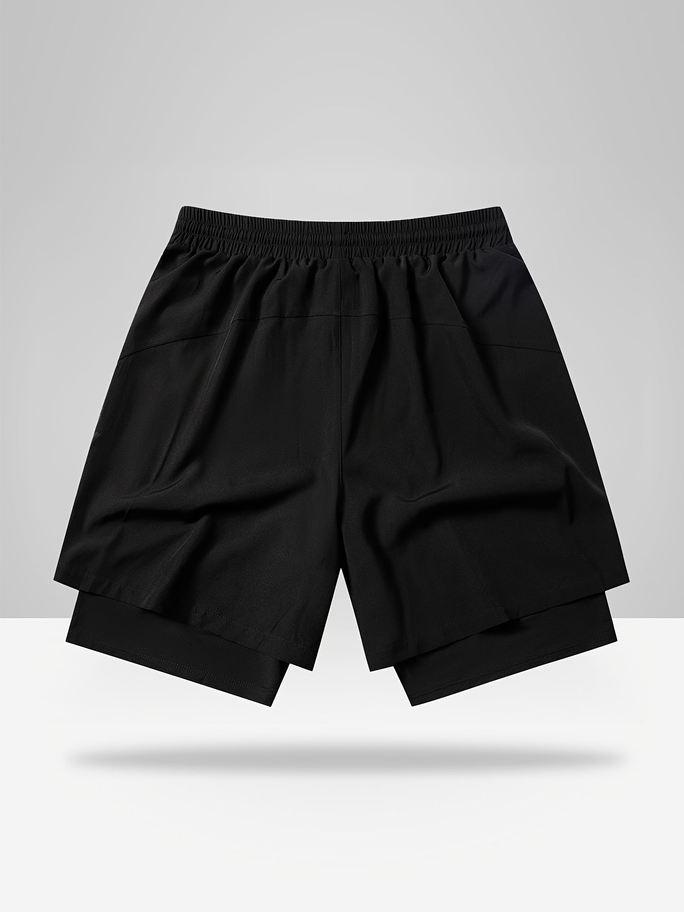 Men’s 2-In-1 Training Shorts – Lightweight Gym Shorts with Built-In Compression Liner
