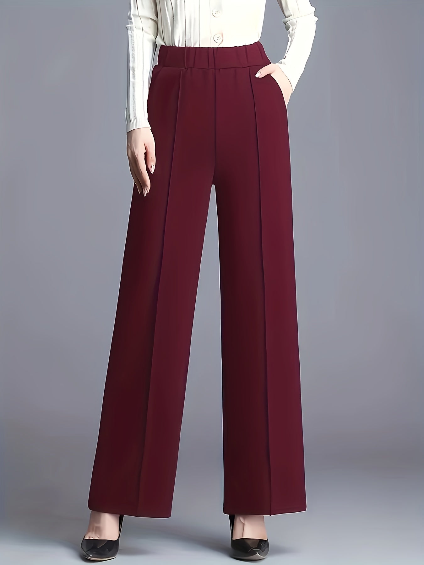 Avery – High Waist Tailored Wide-Leg Trousers