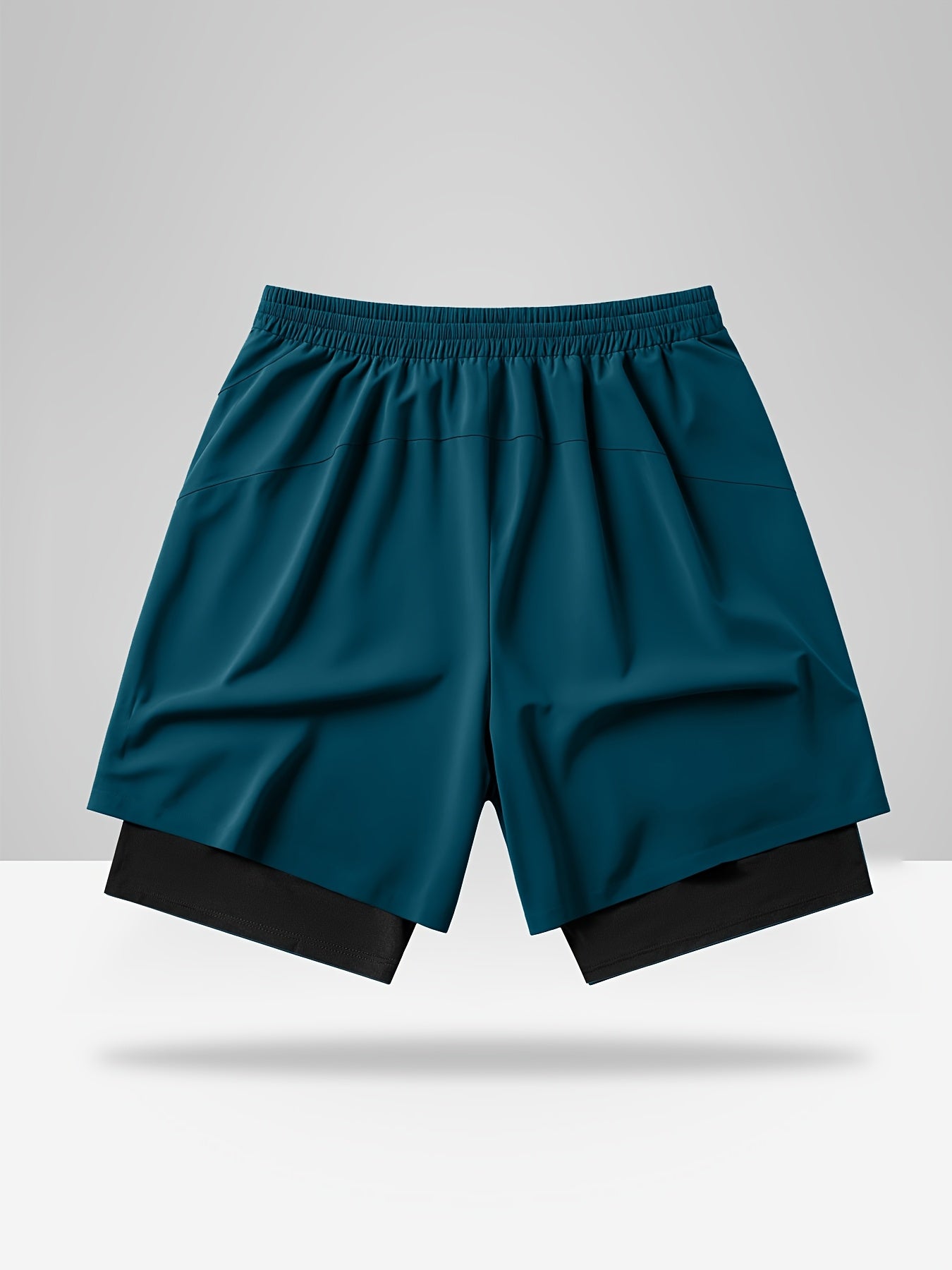 Men’s 2-In-1 Training Shorts – Lightweight Gym Shorts with Built-In Compression Liner