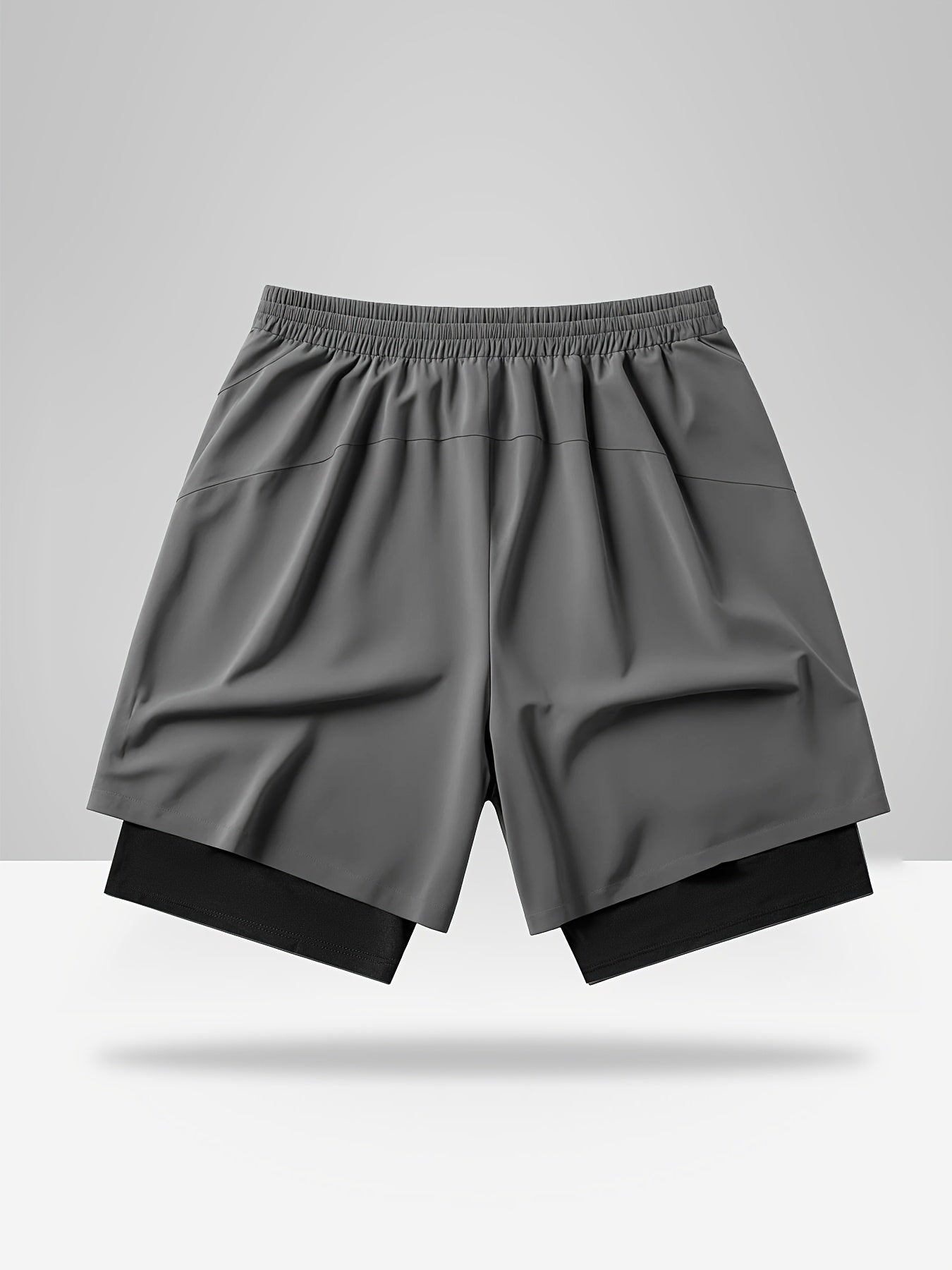 Men’s 2-In-1 Training Shorts – Lightweight Gym Shorts with Built-In Compression Liner