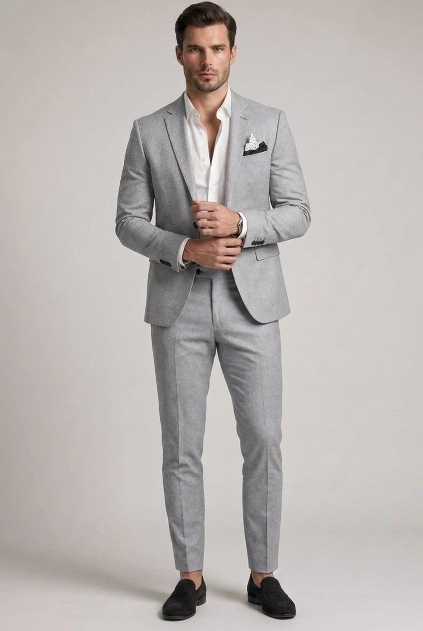 Casual Two-Piece Comfortable Business Suit Men
