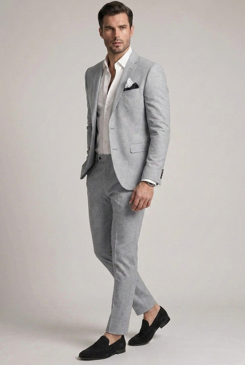 Casual Two-Piece Comfortable Business Suit Men