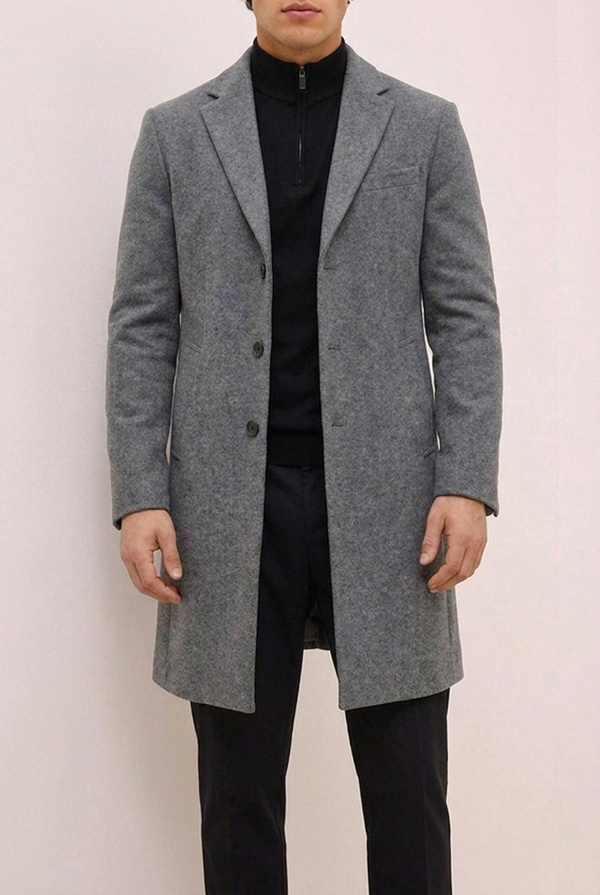 Men’s Classic Wool Style Overcoat