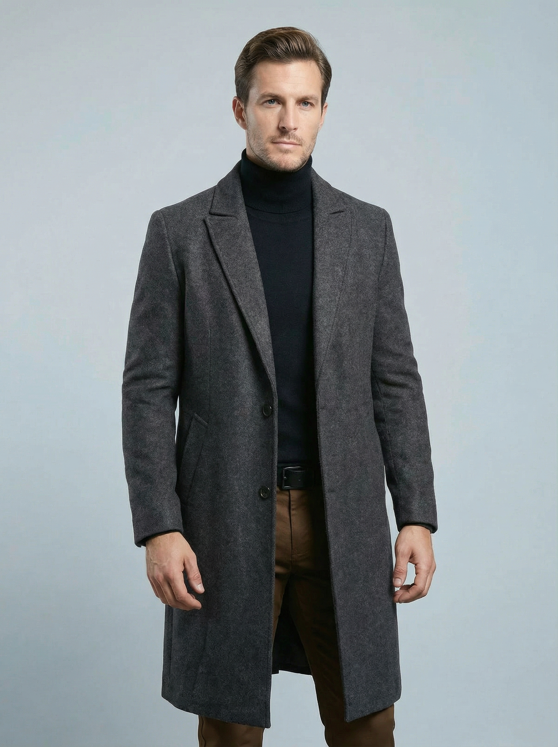 Men’s Structured Formal Winter Coat