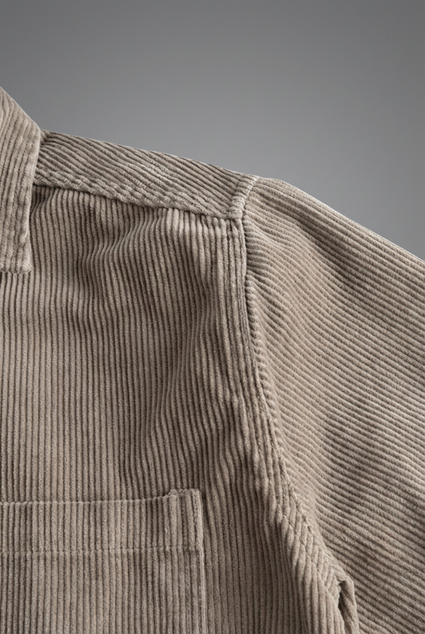 Men's Corduroy Overshirt – Textured Finish, Reinforced Seams & Easy Layering