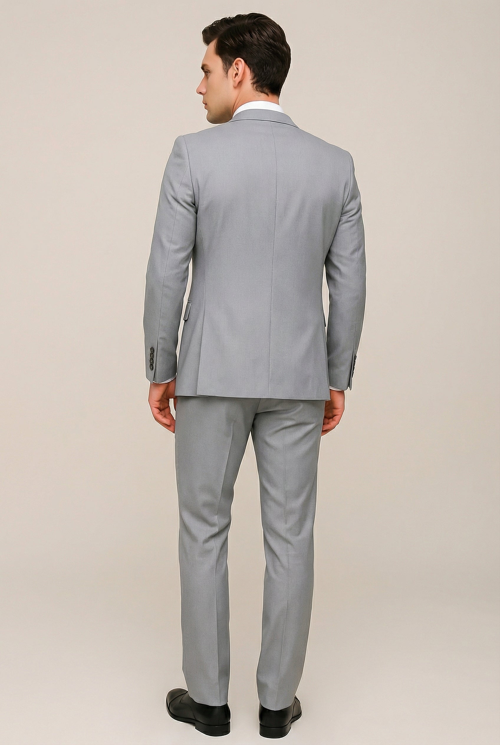 Men’s 3-Piece Slim Fit Suit – Tailored Single Breasted Formal Set