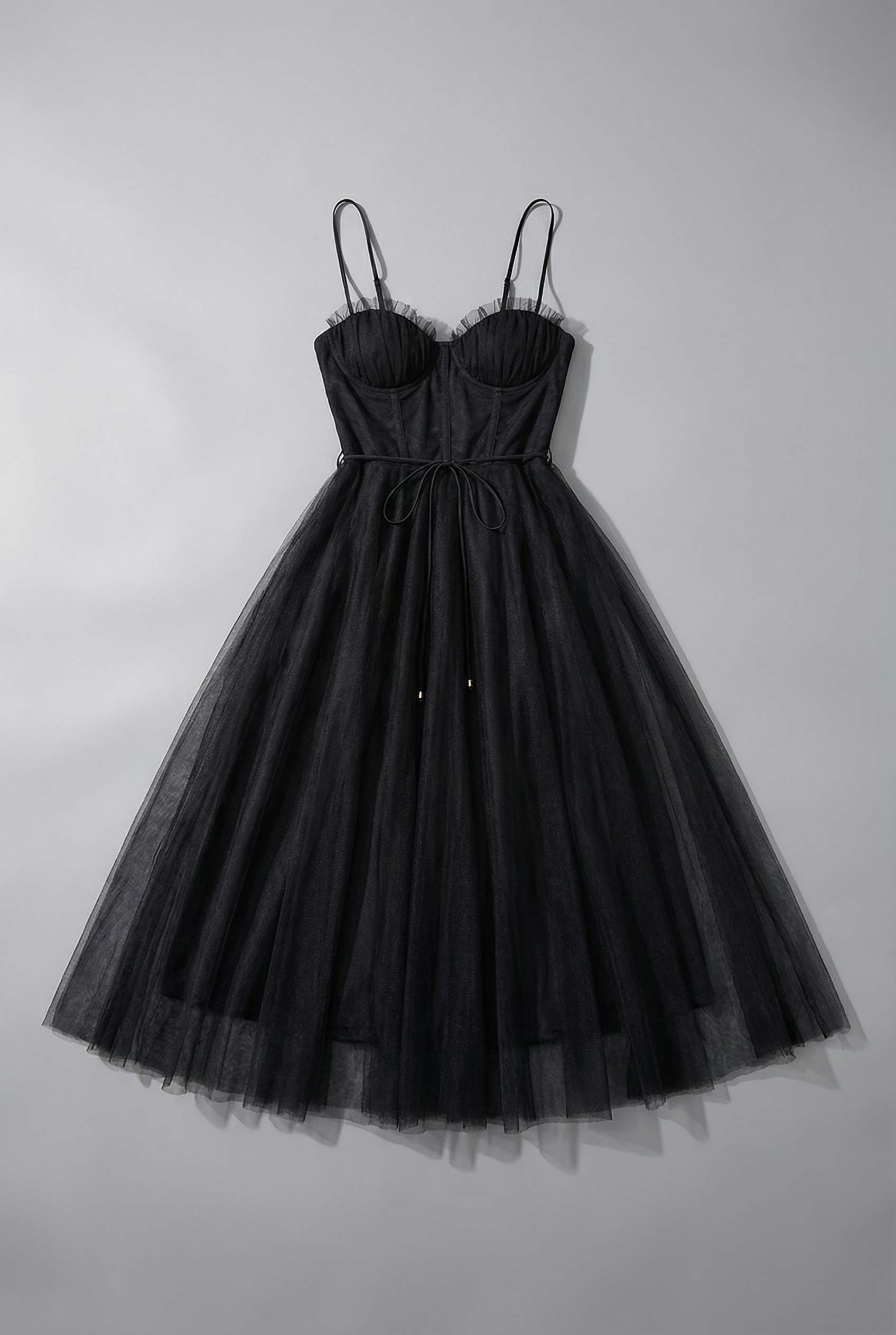 Women’s Elegant Tulle Midi Dress with Lightweight Fit