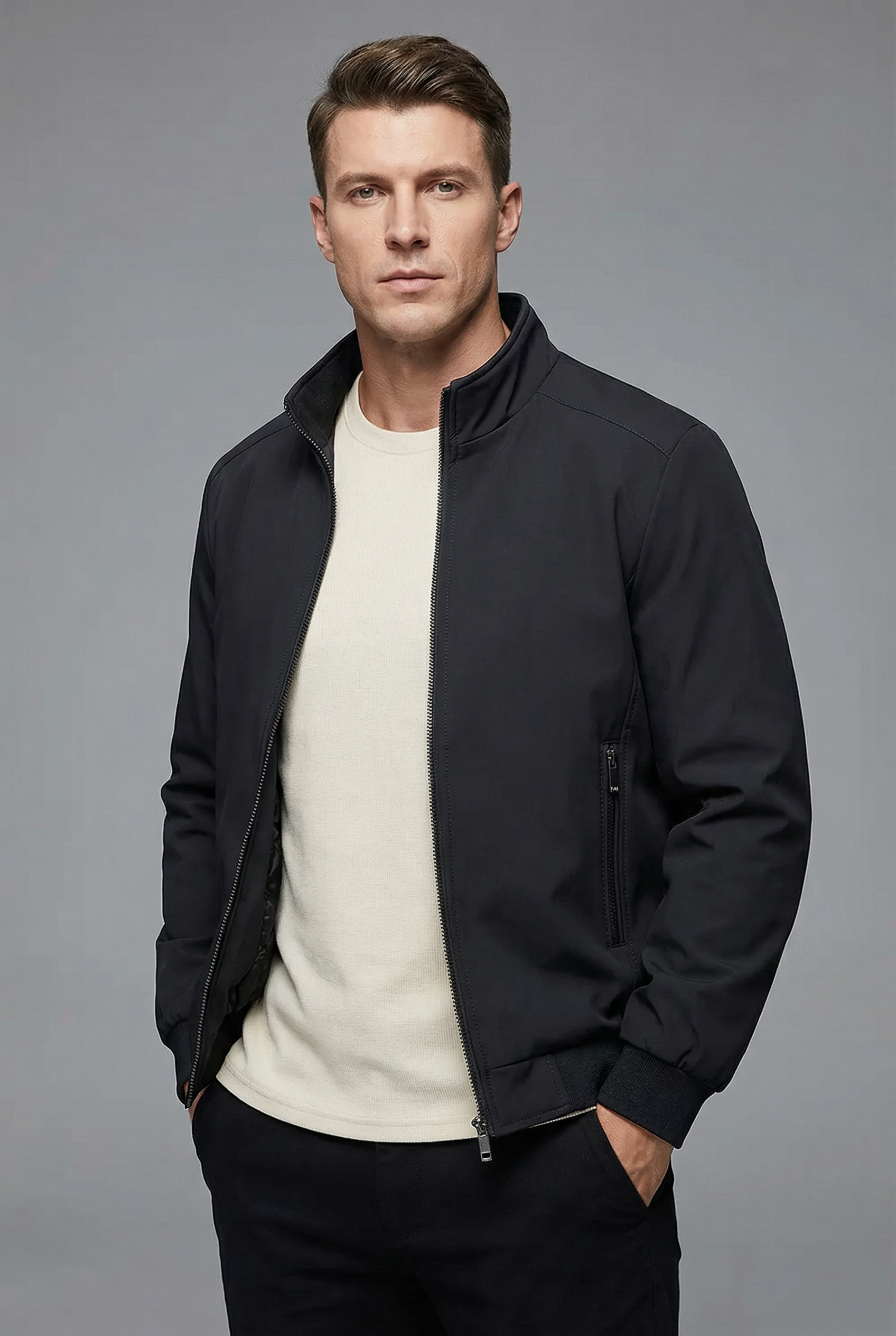 Men’s Lightweight Padded Jacket Casual Everyday Outerwear