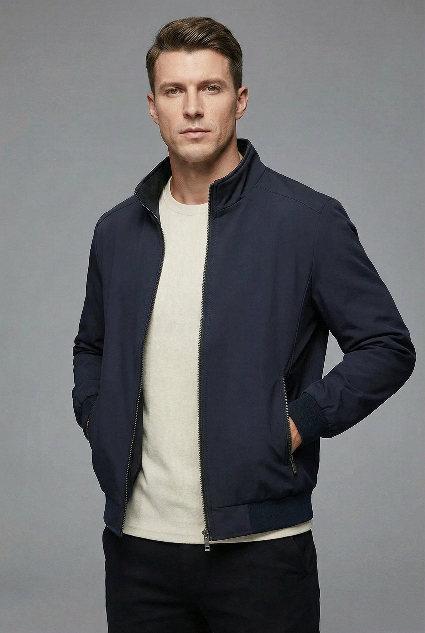 Men’s Lightweight Padded Jacket Casual Everyday Outerwear