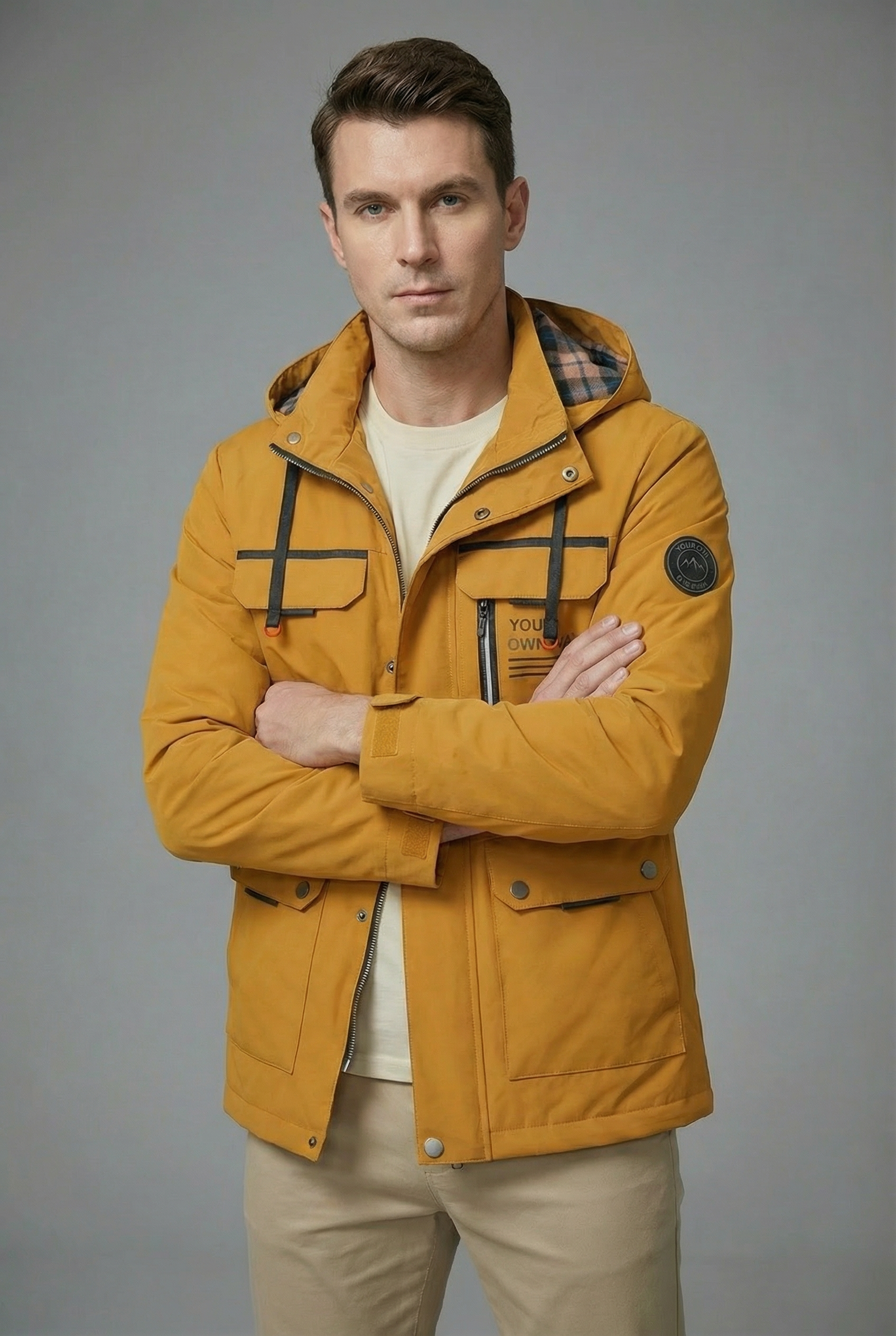 Men’s Spring Lightweight Windproof Soft Shell Jacket