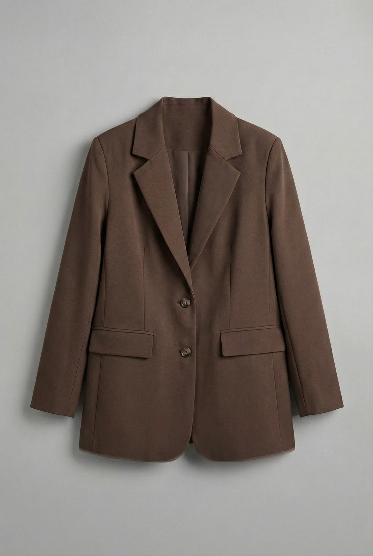 Women’s Coffee Tailored Blazer Casual Business Wear