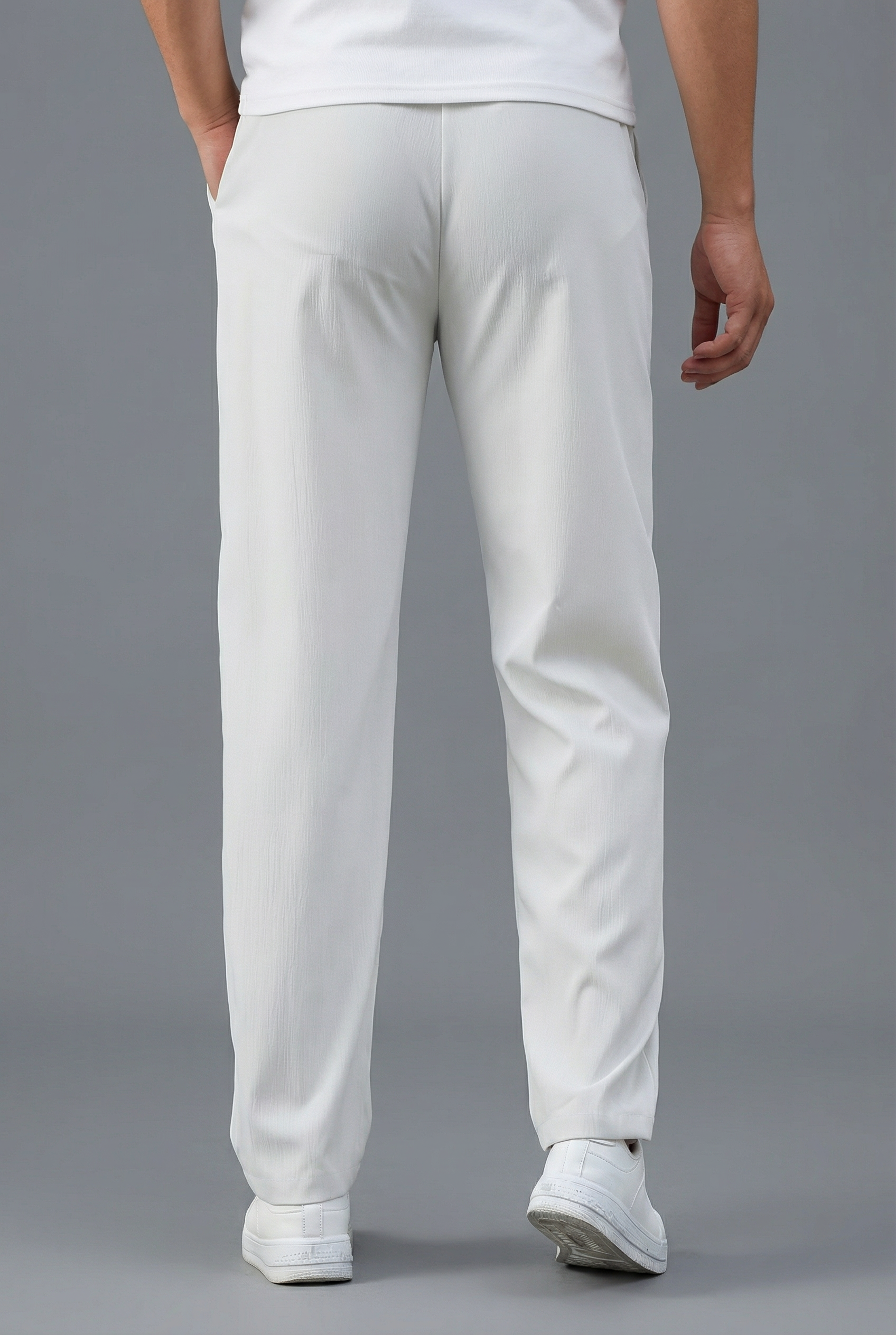 Men’s Lightweight Casual Trousers Straight Leg Fit