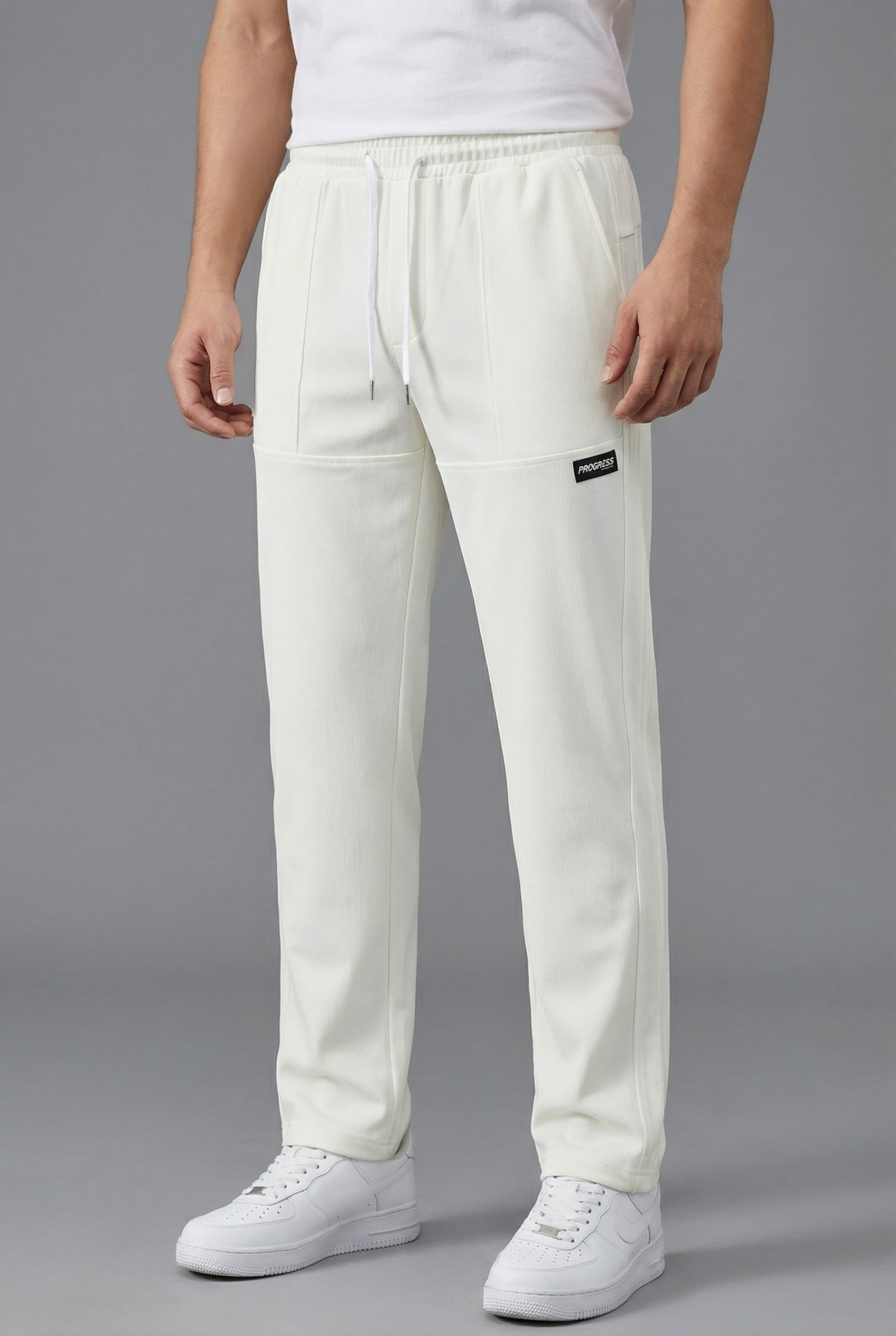 Men’s Lightweight Casual Trousers Straight Leg Fit