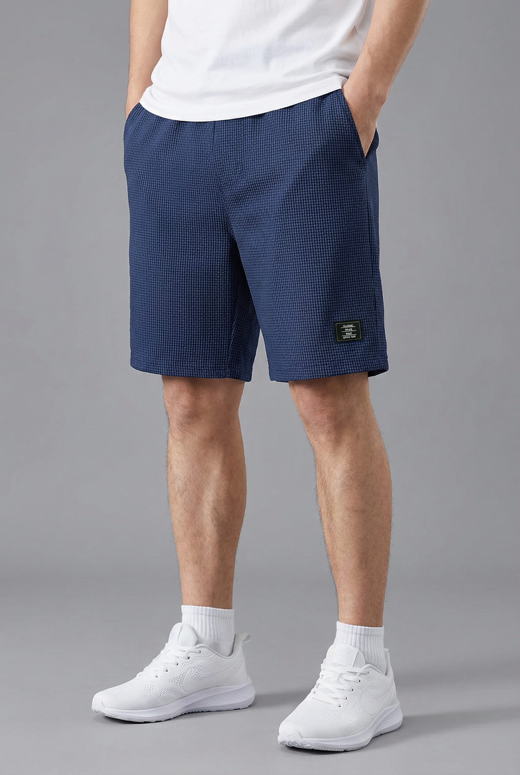Men’s Stretch Corduroy Drawstring Shorts Lightweight Casual Fit