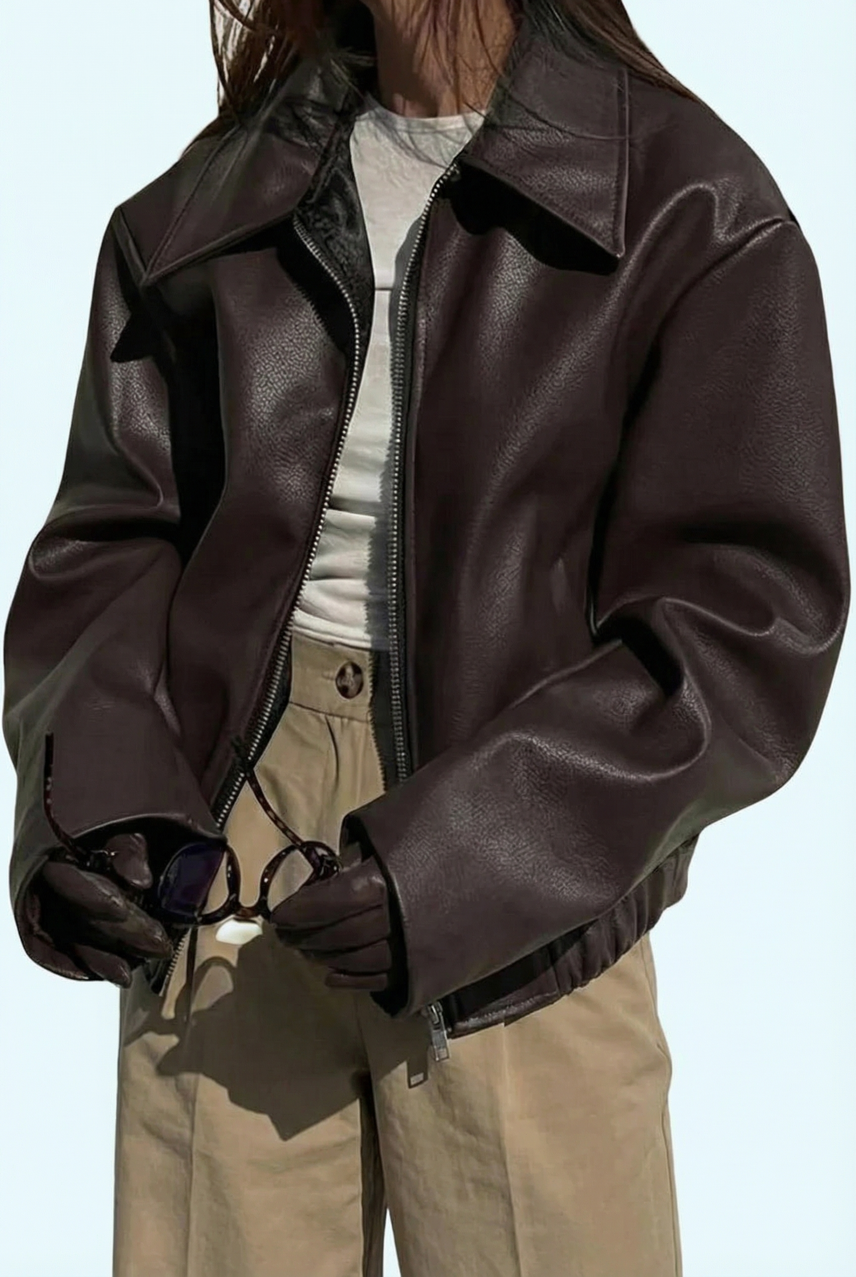 Women’s Retro Leather Jacket