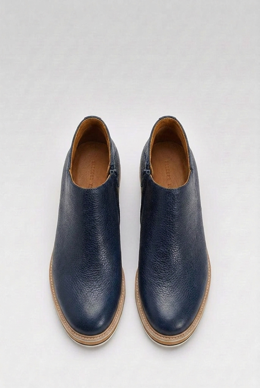 Wedge Sole Slip-On Orthopaedic Ankle Boots Women