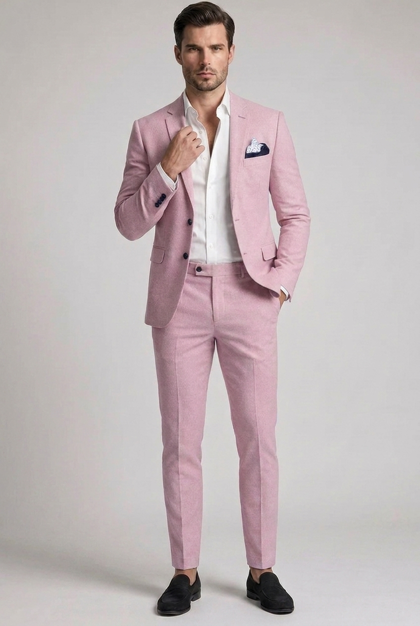 Casual Two-Piece Comfortable Business Suit Men