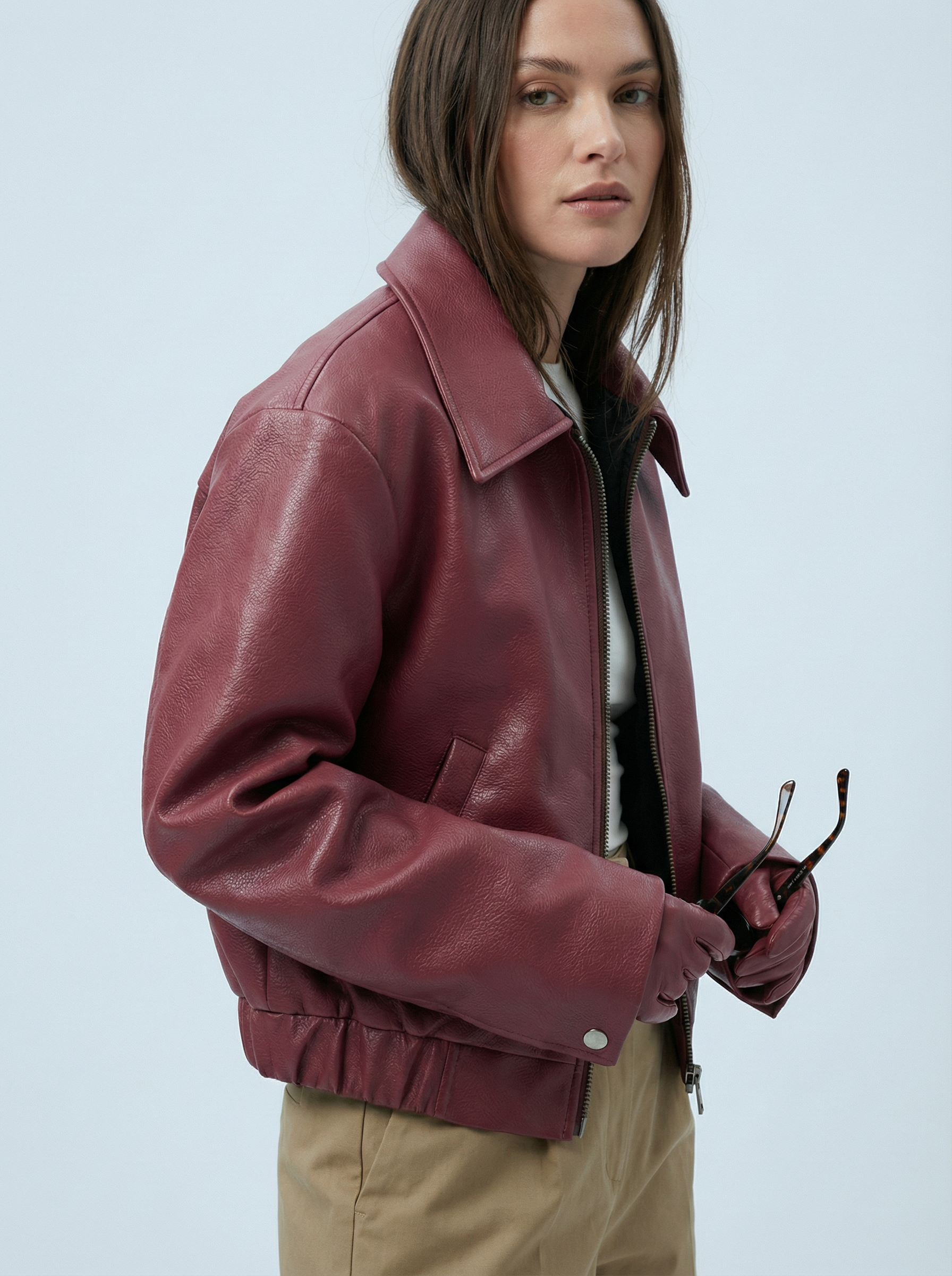 Women’s Retro Leather Jacket