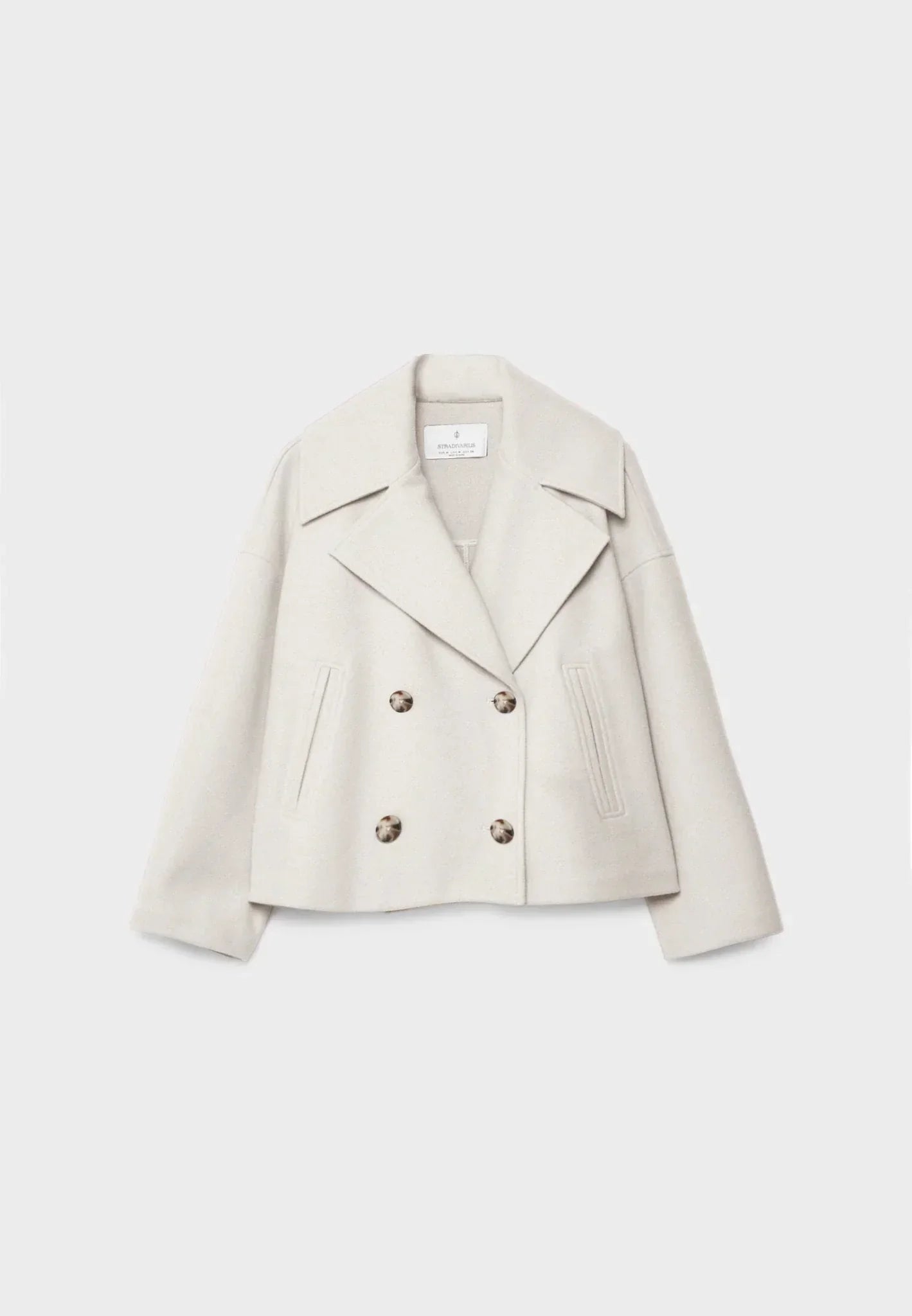 Women’s Oversized Tailored Short Trench Coat Smart Casual Style