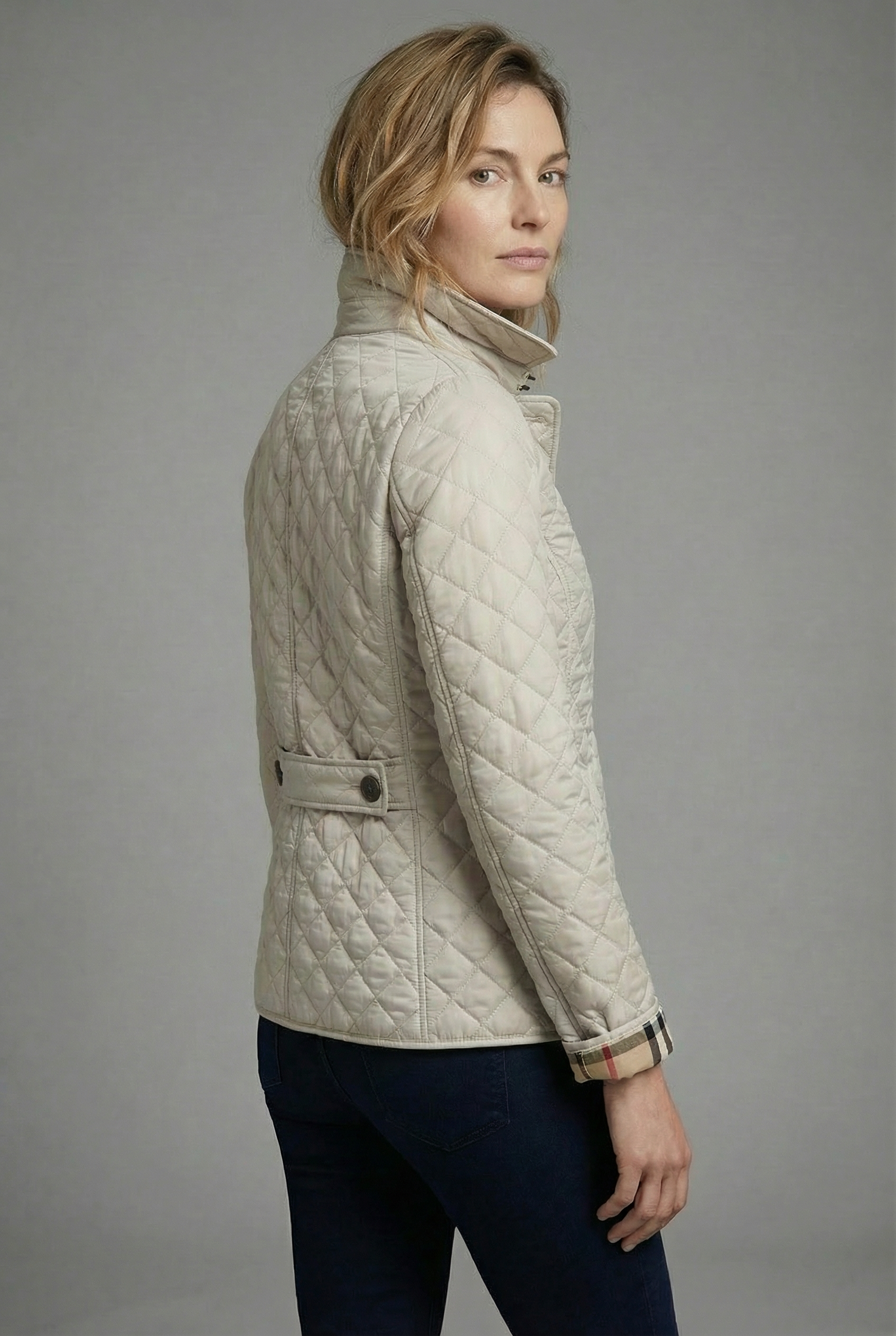 Women’s Diamond Quilted Casual Lightweight Jacket