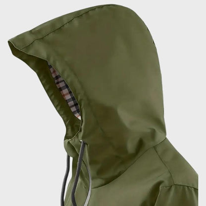 Women’s Oversized Full-Zip Windbreaker Coat