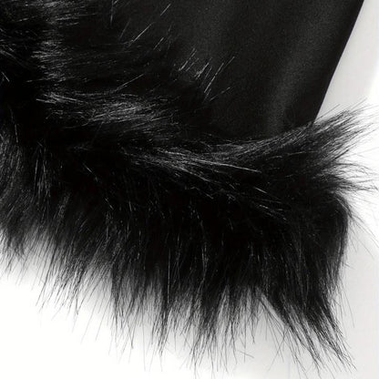 Women's Black One-Shoulder Mini Dress