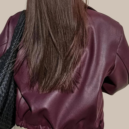 Women’s Retro Leather Jacket