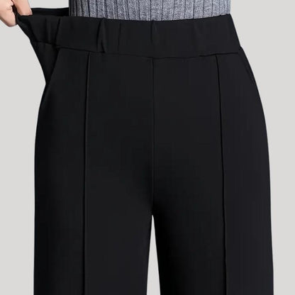 Women's Plus Size Sophisticated Straight-Leg Pants