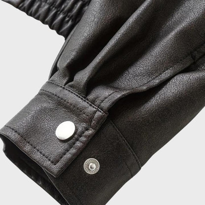 Women’s Classic Faux Leather Jacket