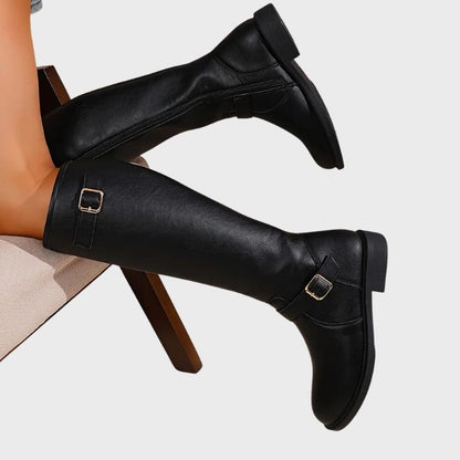 Women's Classic Knee-High Zipper Boots