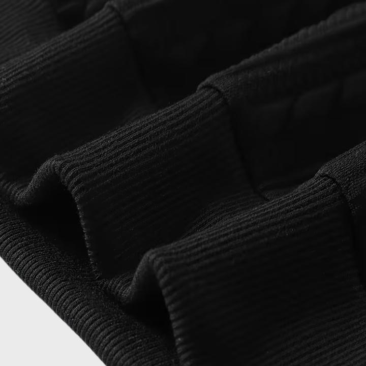 Men's Casual Solid Color High-Stretch Quarter-Zip Cable Knit Jumper