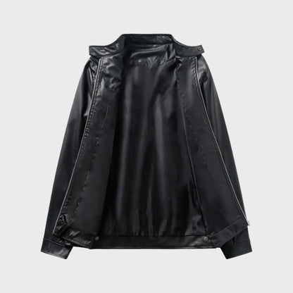 Men’s Casual Leather Motorcycle Jacket