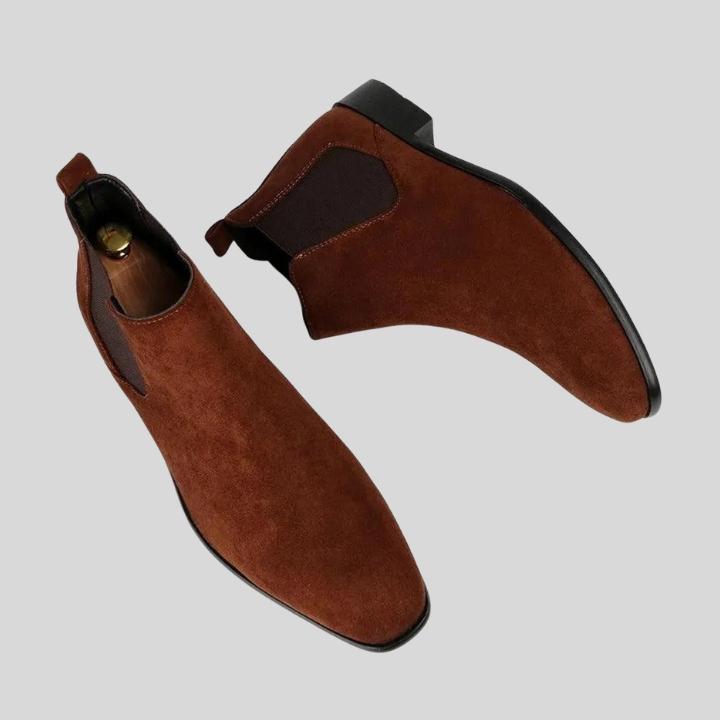 Men’s Smart-Casual Faux Suede Boots