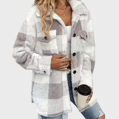 Women’s Soft Plaid Jacket