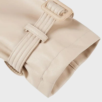 Women's Chic Belted Windbreaker Coat