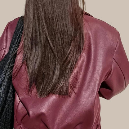 Women’s Retro Leather Jacket