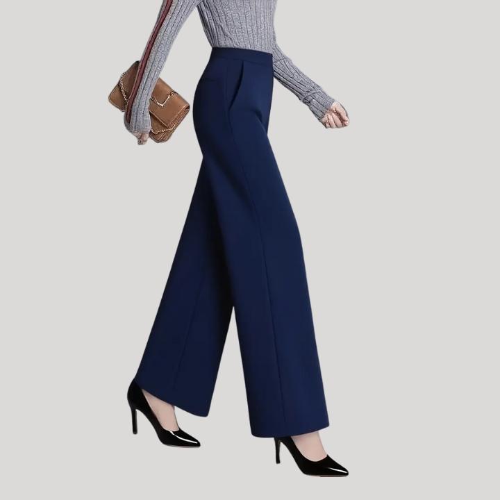 Women's Plus Size Sophisticated Straight-Leg Pants