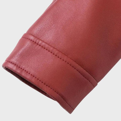 Women's Retro Belted Biker Jacket