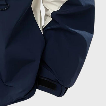 Men’s Plus Size Loose Fit Windbreaker Jacket