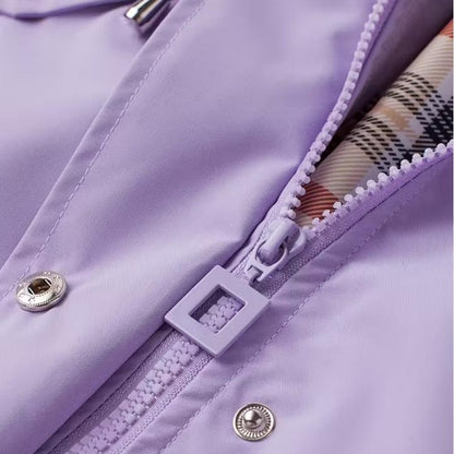 Women’s Hooded Zip-Up Trench Coat