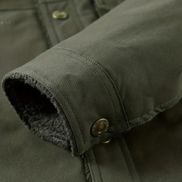 Men’s Warm Fleece Windbreaker Jacket