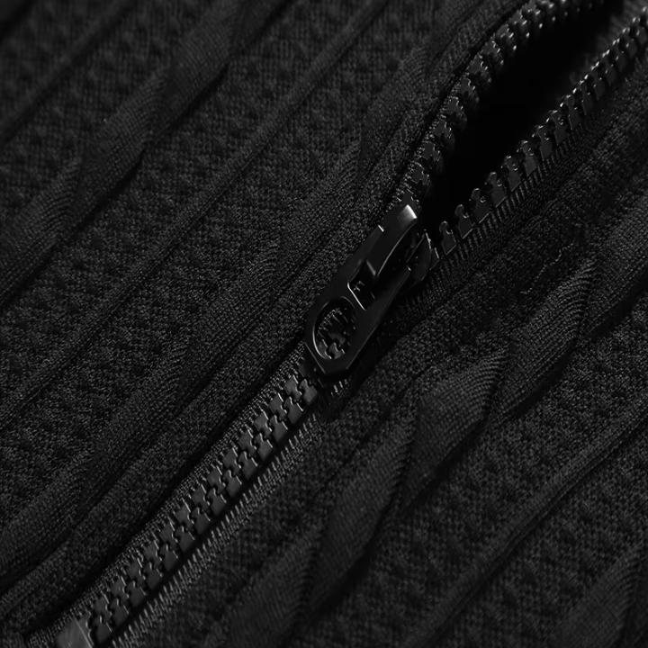 Men's Casual Solid Color High-Stretch Quarter-Zip Cable Knit Jumper