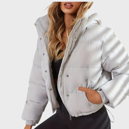 Women’s Drawstring Puffer Winter Jacket