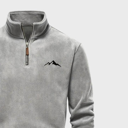 Men’s Thick Fleece Zip Sweater