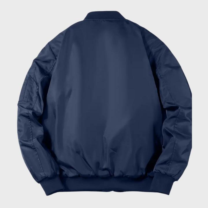 Men’s Casual Baseball Collar Bomber Jacket