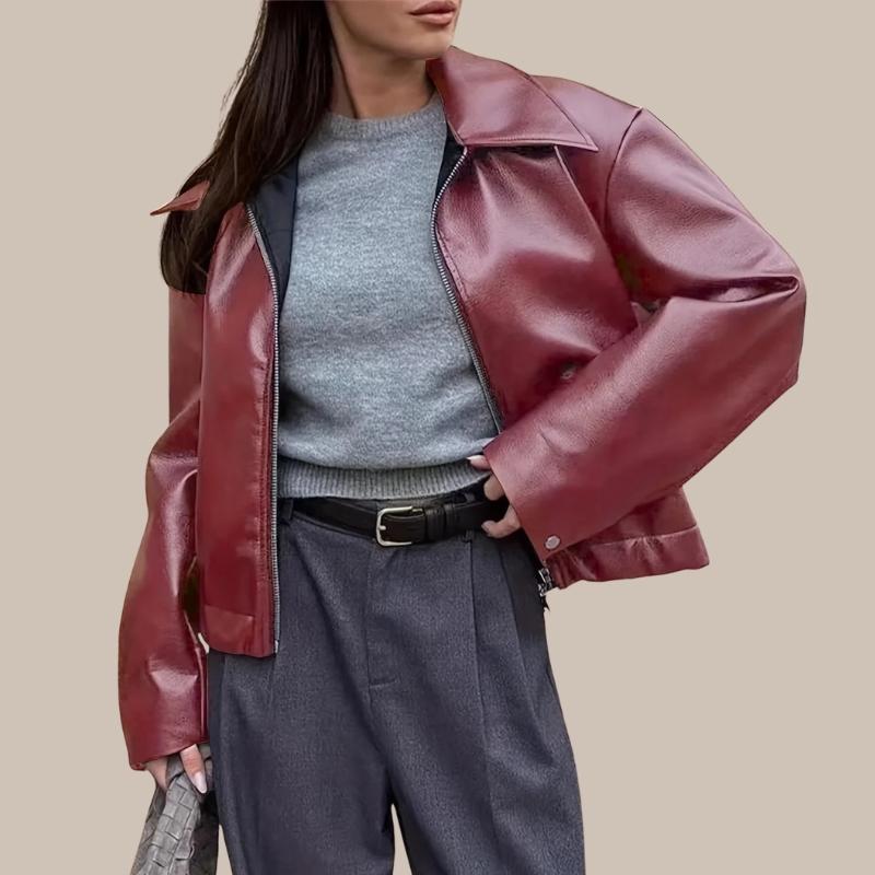 Women’s Retro Leather Jacket