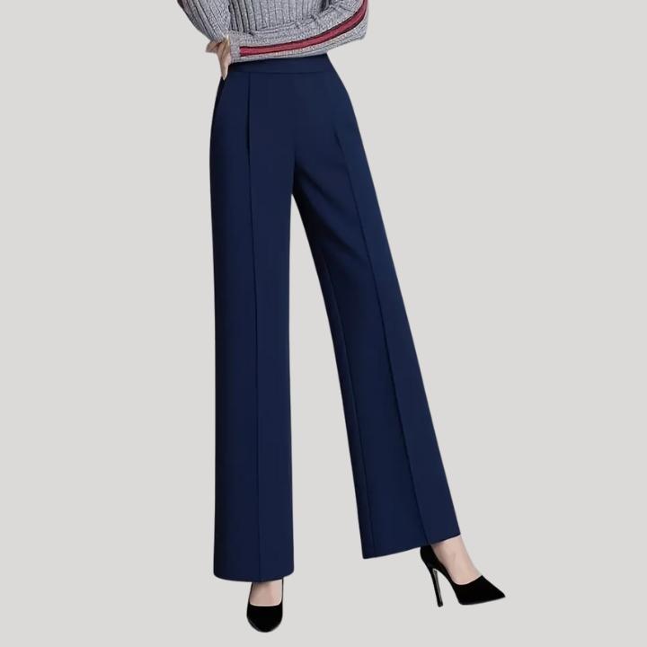 Women's Plus Size Sophisticated Straight-Leg Pants