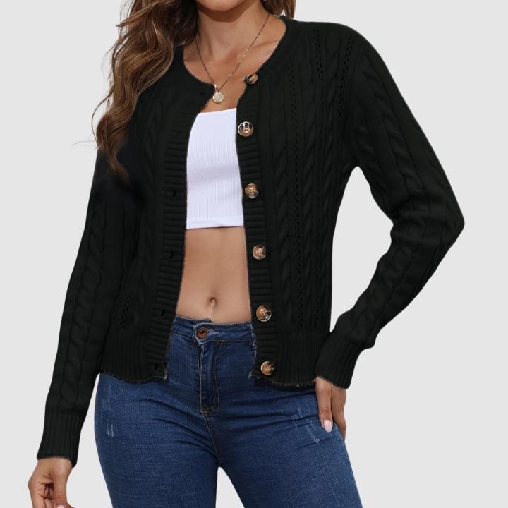 Women’s Classic Cable Knit Cardigan